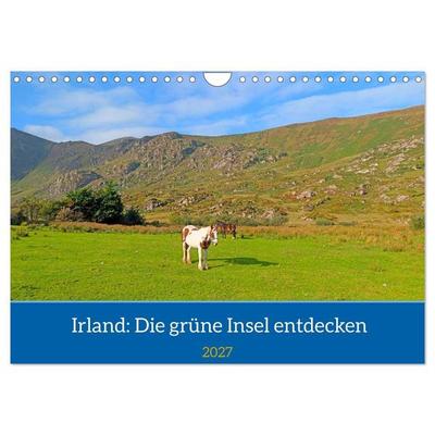Irland: Die grüne Insel entdecken (Wandkalender 2027 DIN A4 quer), CALVENDO Monatskalender