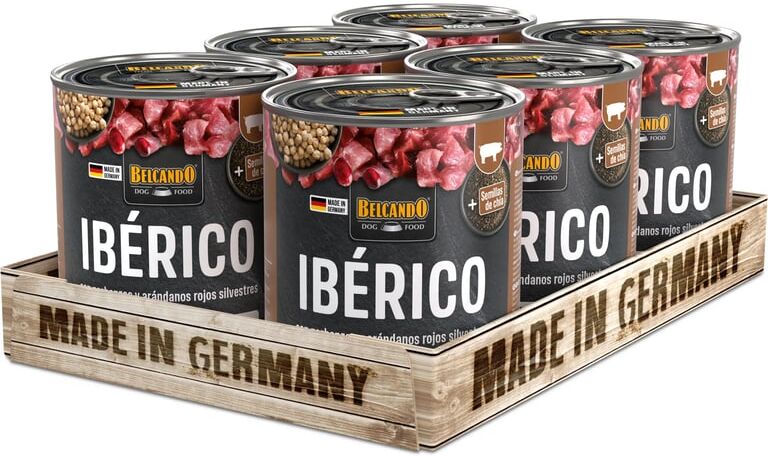 Belcando Ibérico com Grão-de-Bico e Mirtilos 6 uds x 800g