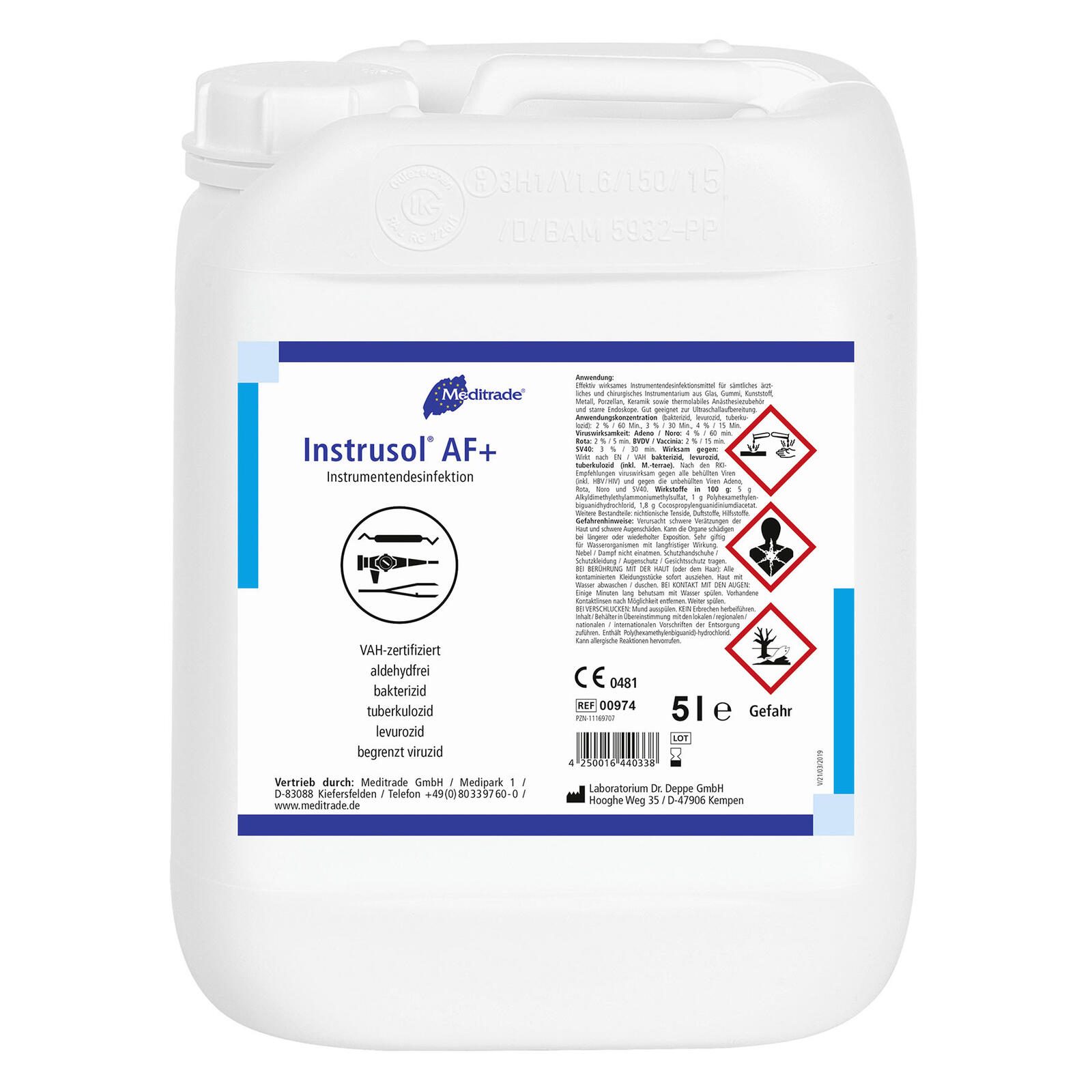 Meditrade® Instrusol® AF+ Desinfektionsmittel 5,0 l 00974