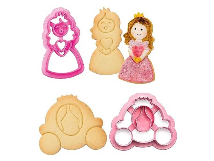 0255052 DECORA uitsteker van kunststof PRINCESS 2-delig