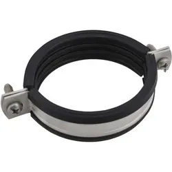 Zweischraubenschelle BIFIX 1301 M 8, 20-23, Edelstahl, mit Schallschutz