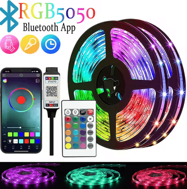 Inspire Essentials LumiSync RGB LED Strip Lights Music Sync Color Changing Light Strip 1 30m