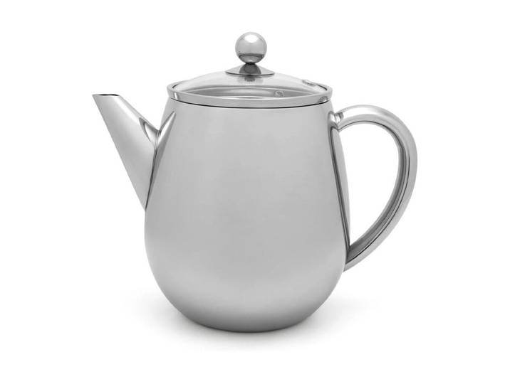Teekanne BREDEMEIJER Duet Eva 1,1 Liter , silber (silberfarben), 1,1 l, Edelstahl, Kannen, Teekanne
