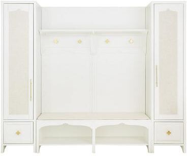 Mona 3-Piece Entry Bench with Hutch - Ballard Designs