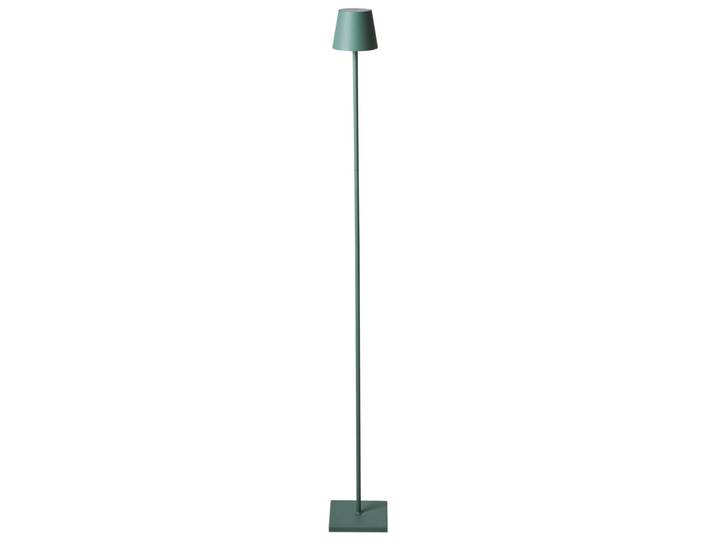Lampadaire led sans fil avec variateur métal vert