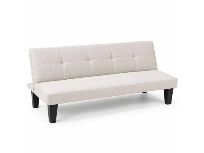 beobeo 3-Sitzer-Schlafsofa Stoff Beige mit Verstellbarer Rückenlehne Smart 3-Sitzer-Schlafsofa aus Stoff mit 3-fach verstellbarer Rückenlehne