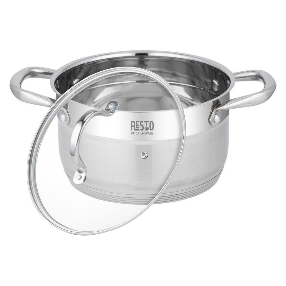 Resto KASSEROLLE D20CM 3,6L (Kochtopf, Edelstahl, 20 x 12 cm) (92104)
