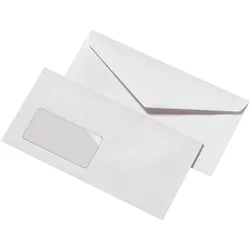 Mailmedia, Briefumschlag, Briefumschlag 30005353 DL mF nk ws 1000 St./Pack. (220 x 110 mm, 1000x)