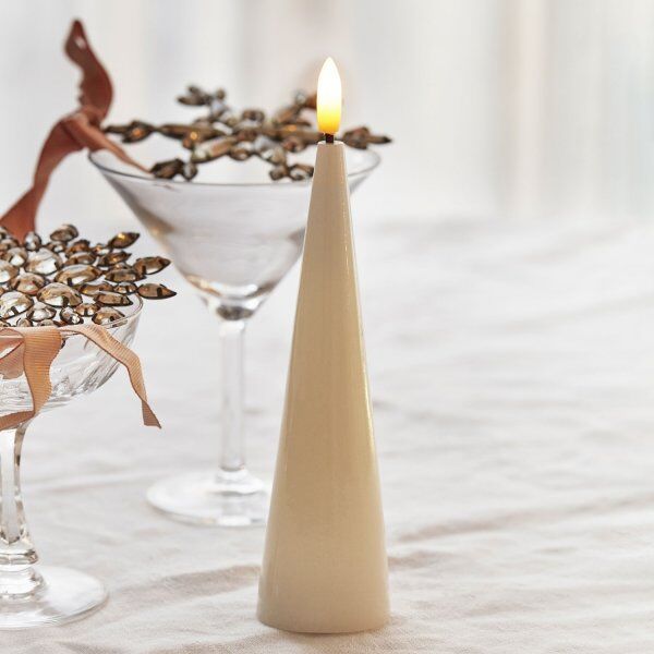 Sirius Sille Kegle Led, Ivory, 17 Cm