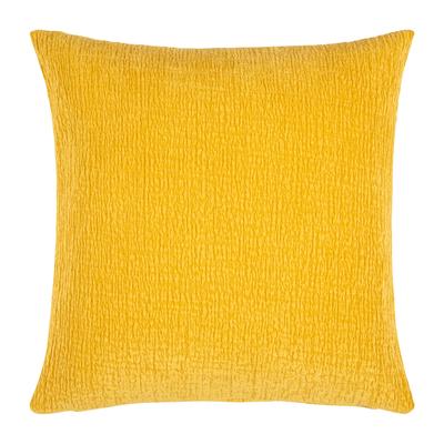 Dekokissen PAD "Fashion", mustard, unifarben, B:50cm L:50cm, Polyester, Dekokissen_Sitzkissen_Kissenhüllen, aus einer italienischen Fashionweberei