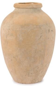 Melrose International "Rustic Terra Cotta Vase 13.25""H"
