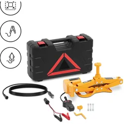 MSW, Wagenheber, Elektrischer Wagenheber Radwechsel-Set Scherenwagenheber Autoheber Scherenheber (3000 kg, 12 - 42 cm)