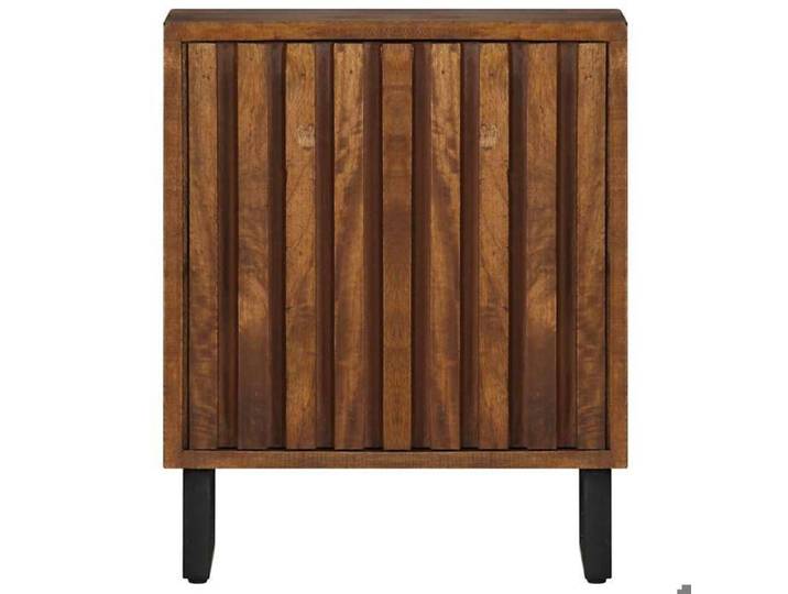 En solde  1x Armoire de nuit moderne - UU - Petit commode/placard - 40x30x50 cm Bois de manguier massif L2689
