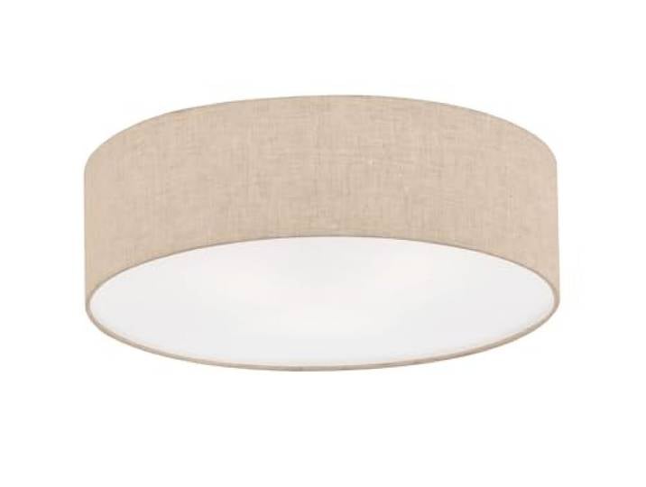Fischer & Honsel 20052 Plafonnier\, Textile\, Sable\, 40 x 40 x 12 cm (LxBxH)