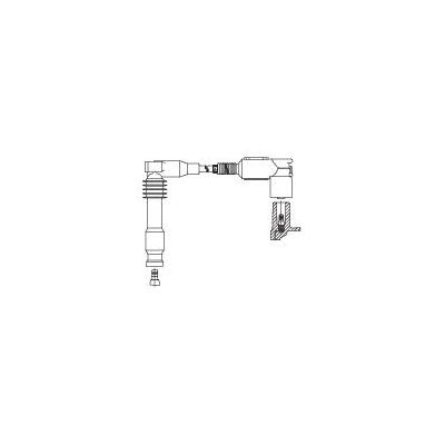 BREMI Zündleitung 3A49E31 für Opel