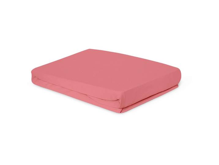 Fixleintuch Lia rosa Baumwolle 90 x 200 cm - Fixleintuch
