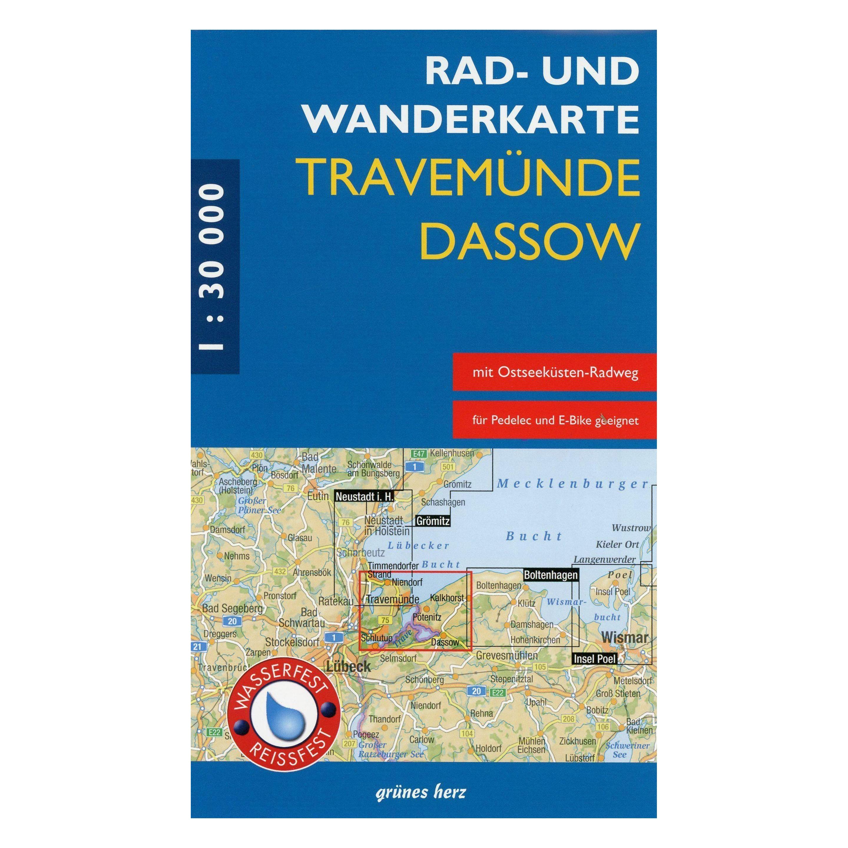 Various Publishers Rad- und Wanderkarte Travemünde-Dassow (40631774)