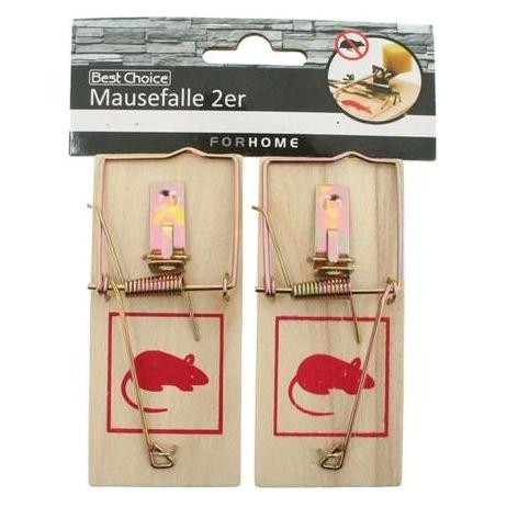 Magni Mausefalle 2er Set Holz je 9,5x4,8cm (42583069)