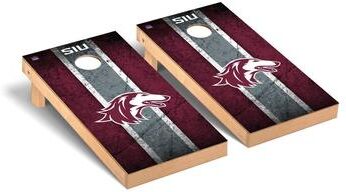 Skip's Garage Southern Illinois SIU Salukis Vintage Cornhole Board Set