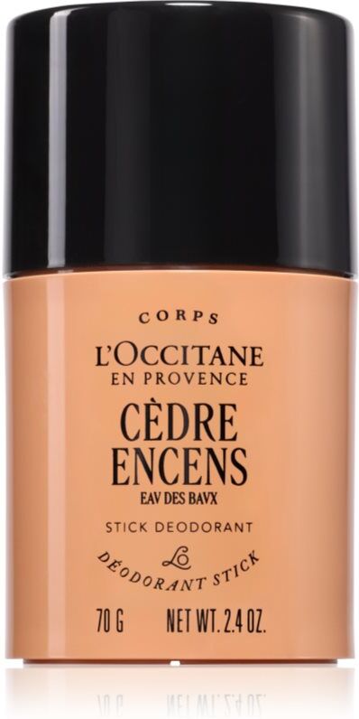 L’Occitane Cèdre Encens Stick Deodorant Deo-Stick für Herren 70 g