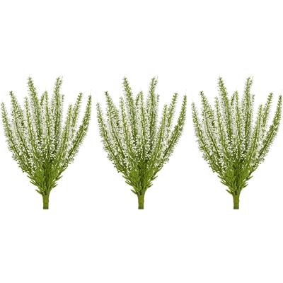 Kunstpflanze CREATIV GREEN "Heidepflanze", grün (weiß), H:15cm, Kunststoff, Kunstpflanzen, Kunstpflanze, mit detailgetreuer Gestaltung