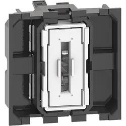 Legrand K4001M2A LivingNow Ausschalter in 2-moduliger Ausführung mit Steckklemmen