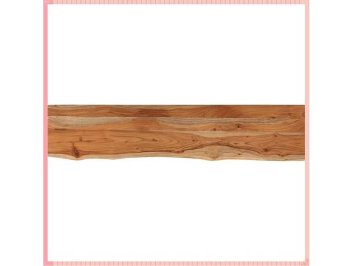 Étagère murale bordure assortie - Bois d'acacia massif - Rangement - Salon - Acacia - 2 cm - 5 cm - 100x20x3 8 cm