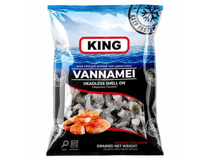 Crevettes royales vannamei 26/30 - 750 g