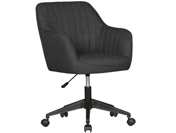 AMSTYLE Schreibtischstuhl Miami Stoff Anthrazit, Drehstuhl 120 kg