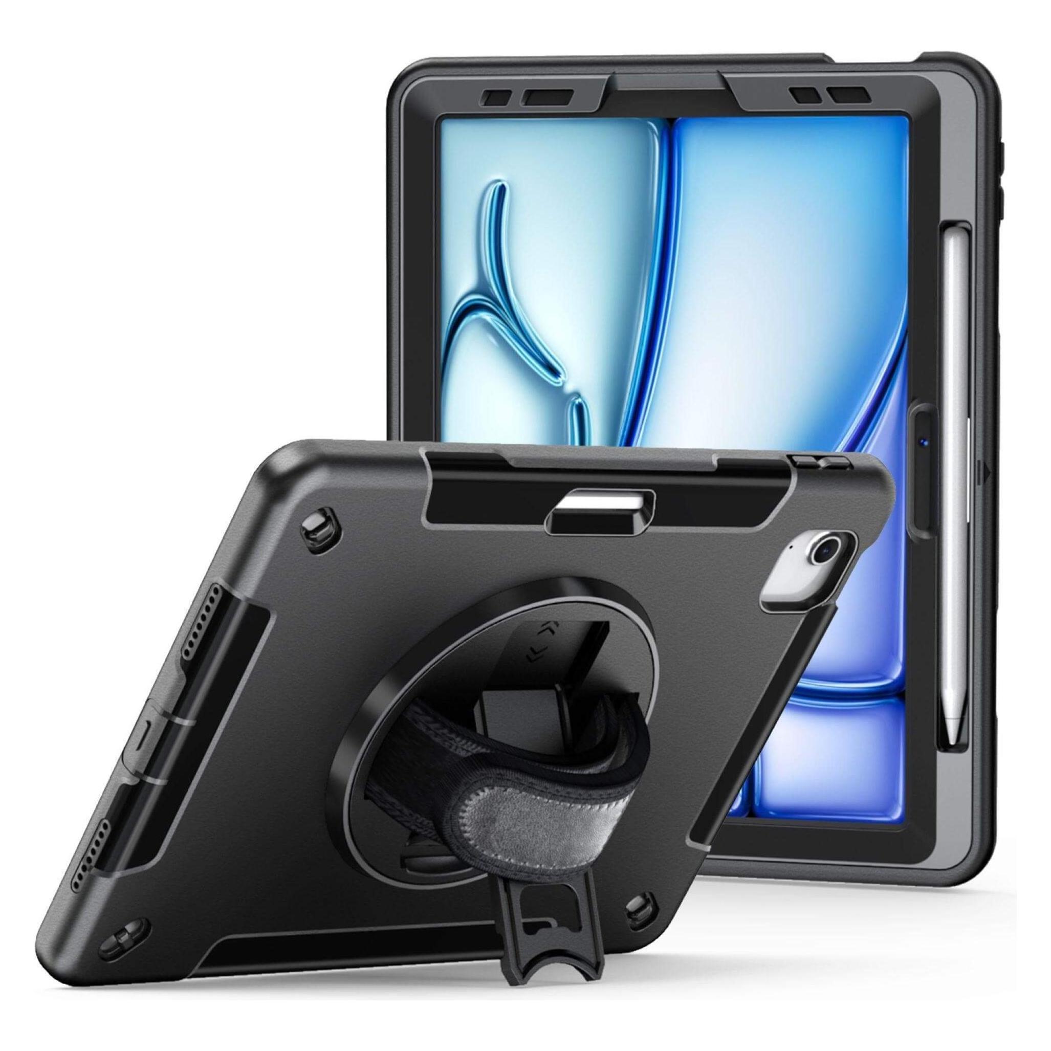 JT Berlin Rugged Kickstand & Handstrap Case (Apple iPad Air 11 2024, Apple iPad Air 11 2025) (30015)
