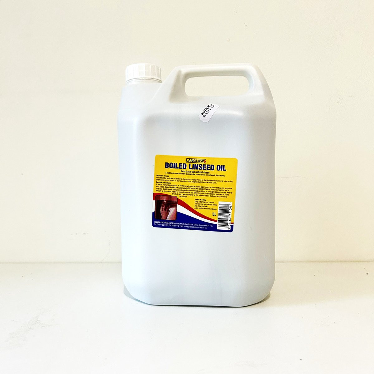 Langlow Gekookte lijnolie 5 liter