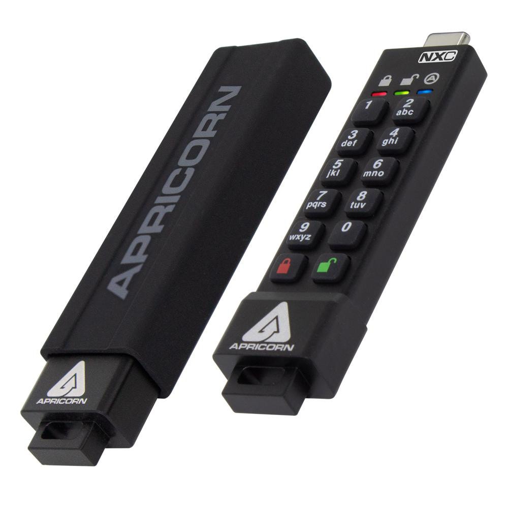 Apricorn Aegis Secure Key 3NXC 64GB USB-C Sicherheits-Stick