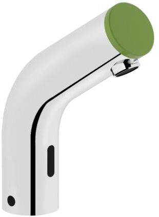VitrA Sento Kids Waschtischmischer A47188 chrom/grün, mit Sensorik, ohne Ablaufgarnitur, für Netzanschluss