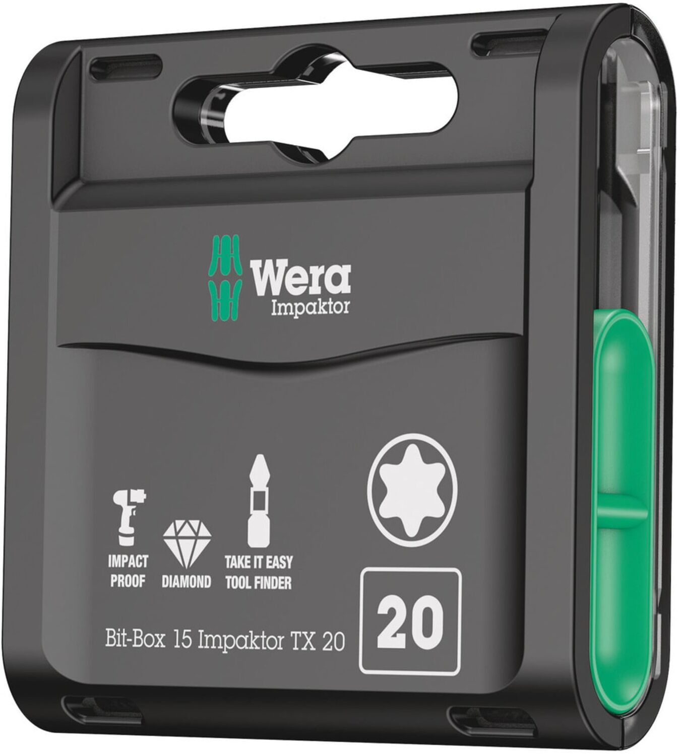 Wera Bit-Box 15 Impaktor TX, TX 20 x 25 mm, 15-teilig (05057772001)