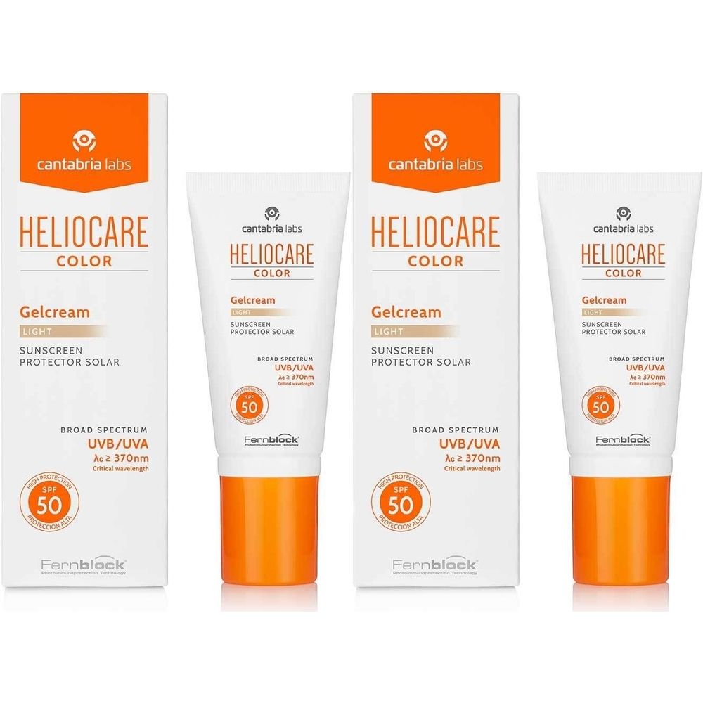 Heliocare Color Gelcream SPF 50 light 2x 2x50 ml Creme