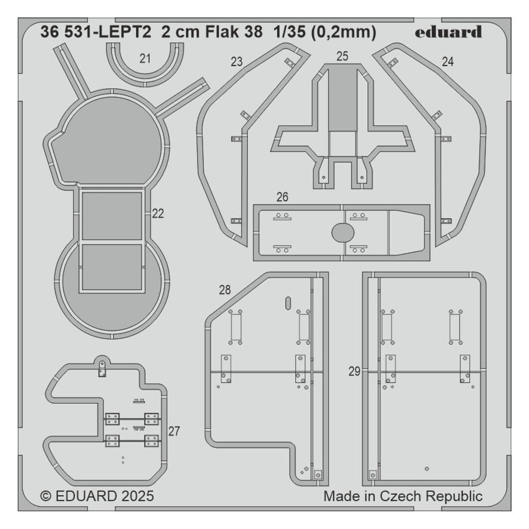Eduard 2 cm Flak 38 ICM (36531)