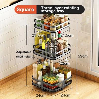Inspire Essentials 360 Rotating Spice Organizer Turntable 6