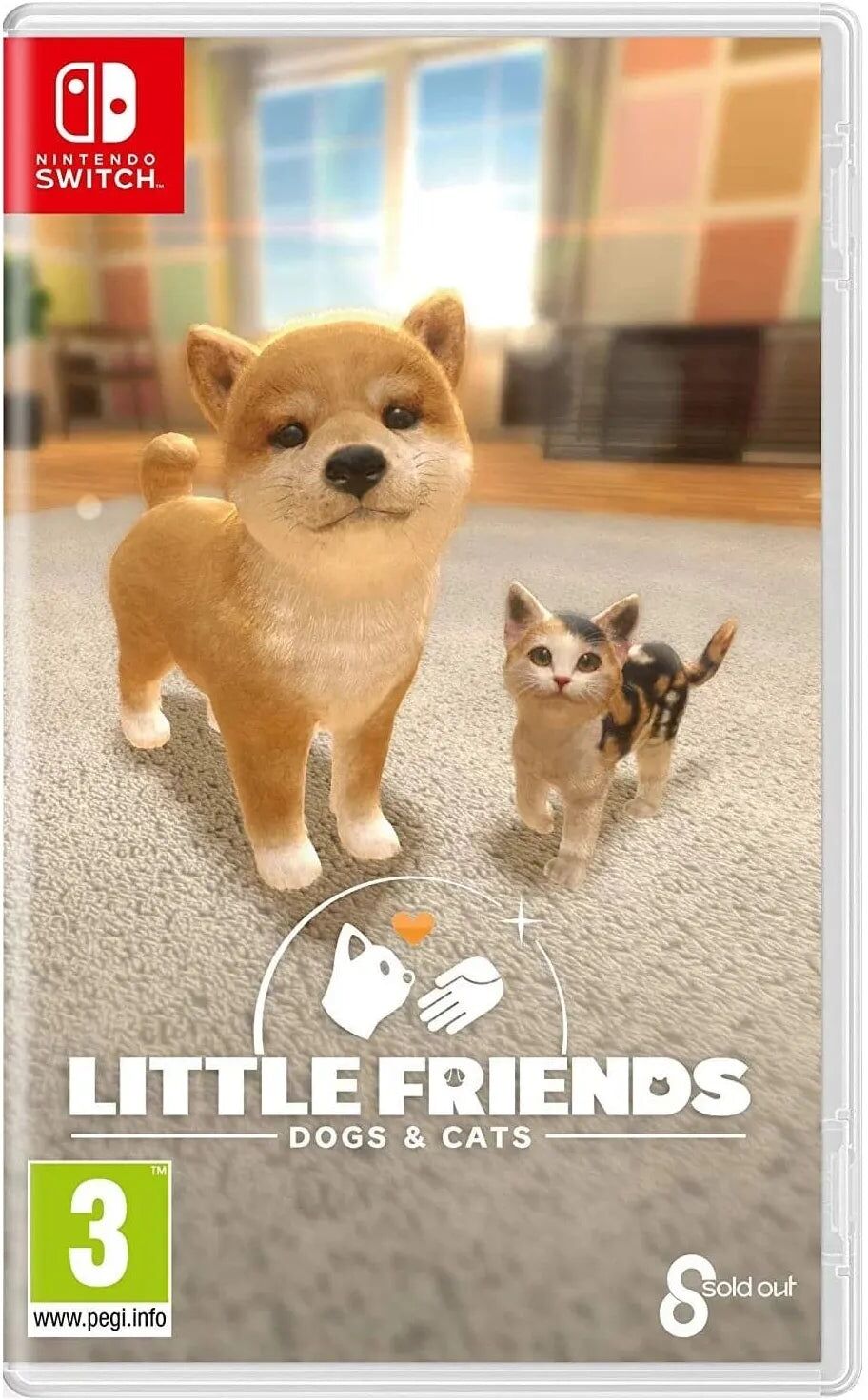 Gadcet Chadwell Heath Little Friends: Dogs & Cats - Nintendo Switch Game - (without case), Used - Without Case
