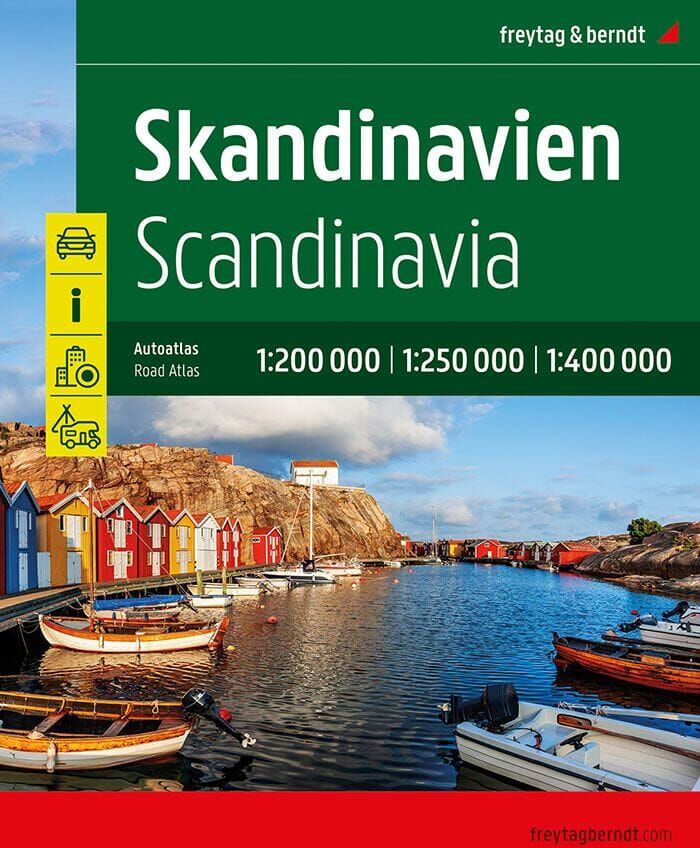 Atlas routier - Scandinavie (Danemark, Norvège, Suède, Finlande)   Freytag & Berndt