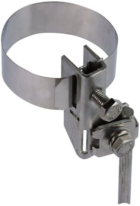 DEHN Collier de fixation pour antenne D 27-89mm NIRO BRS1689AK1X102X68V2A ; Dehn & Söhne (540103)