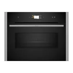 C24MS31N0 Kompaktbackofen mit Mikrowelle 45cm Edelstahl HomeConnect 20Heizarten 900W