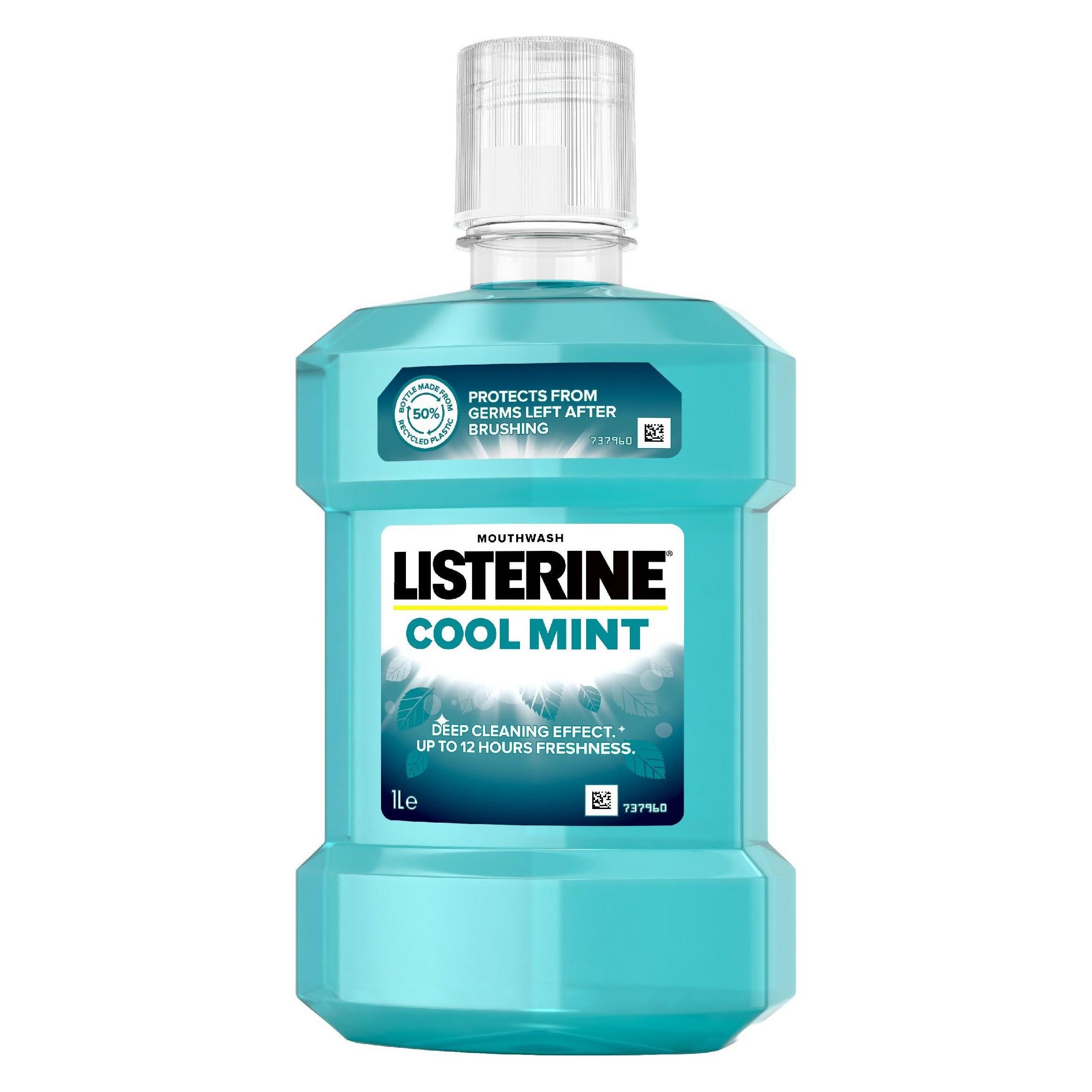 Listerine Coolmint Mouthwash (1000 ml, Mundspülung, Mundwasser) (85165)