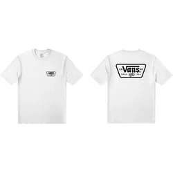 Herren-T-Shirt Vans Knu Patch SS Tee Größe: L /  weiß