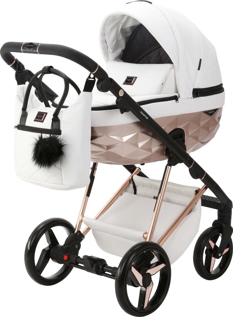 Adamex Quantum Star White/Bronze 2-in-1 Kinderwagen