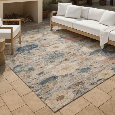Addison Rugs Machine Washable Indoor/ Outdoor Floral Cheri Chantille Rug