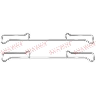 QUICK BRAKE Zubehörsatz, Scheibenbremsbelag 109-1678