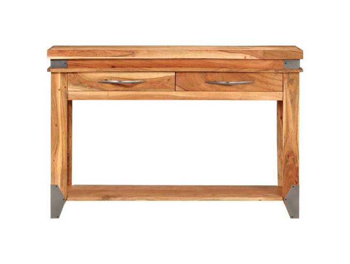 Réduction - Meuble console - Table d'appoint Design élégant - 110x34x74 cm - bois d'acacia massif @FR139683