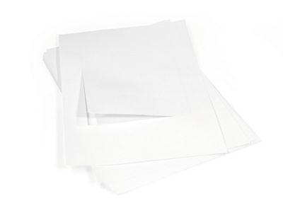 Milchglasfolie für Glas-Design-Türschild, beschreibbar, leicht vorgestanzt, für Format B 148 x H 148 mm, 10 Stück