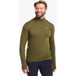 Impulse Half-zip Top Herren Dark Olive Melange, Größe:XS - Herren > Oberteile > Long-sleeve-shirts - Braun
