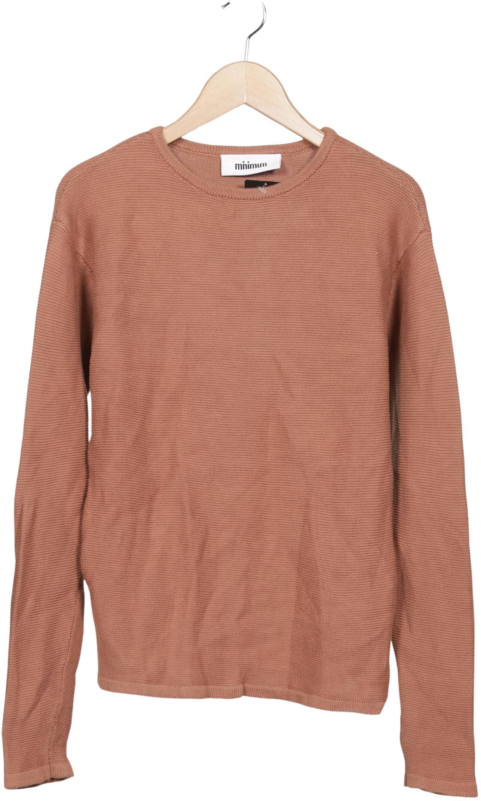 Minimum Herren Pullover, Braun, Gr. S, Baumwolle - Second Hand